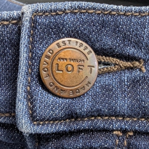 Ann Taylor Loft size 2 modern skinny jeans in excellent condition - Picture 5 of 10